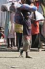 boy holding blanket
