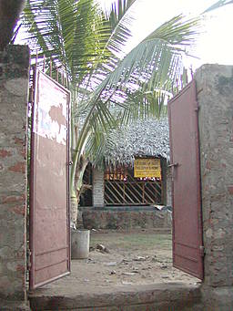 View larger image Entrance to the CCIMA compound