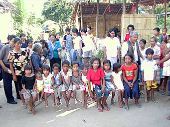 View larger image children on a bench