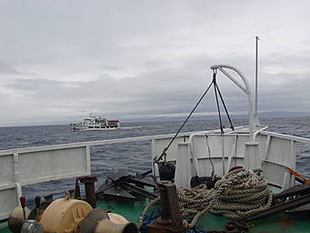 View larger image one ferry boat seen from another